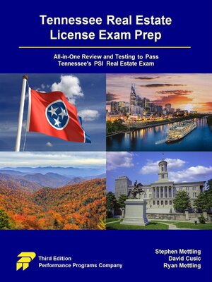 cover image of Tennessee Real Estate License Exam Prep